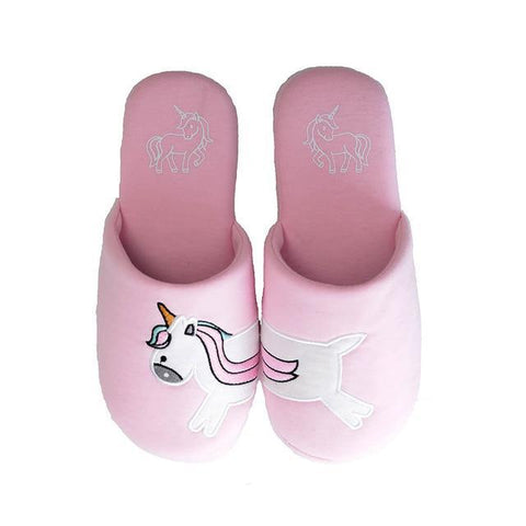 Chaussons Licorne Roses