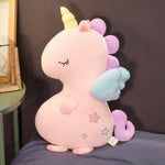 Coussin Licorne Paisible Rose
