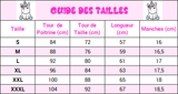 Guide des Tailles T-Shirt Licorne Femme