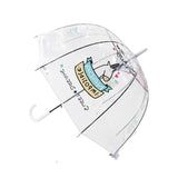 Parapluie Transparent Licorne Blanc