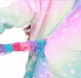 Pyjama Combinaison Licorne Femme avec Queue Multicolore