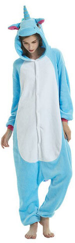 Pyjama Licorne Bleu (Adulte)