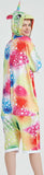 Pyjama Licorne Court Multicolore avec Étoiles