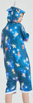 Pyjama Licorne Femme Bleu avec Étoiles Scintillantes