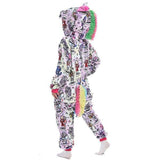 Pyjama Licorne Motifs Multicolores Enfant