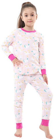 Pyjama Motif Licorne Fille