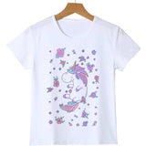 T-Shirt Avec Des Roses Licorne