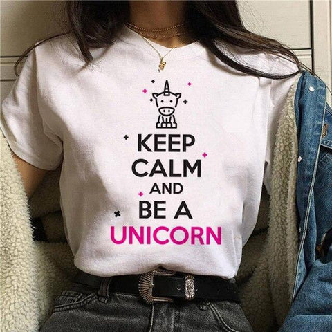 T-Shirt Keep Calm Unicorn