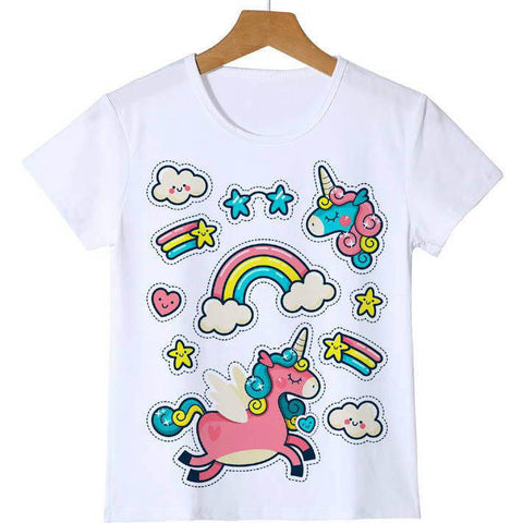 T-Shirt Unicorn Rainbow