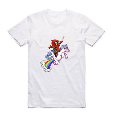 T-Shirt Deadpool Licorne