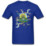 T-Shirt Motif Licorne Bleu