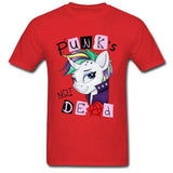 T-Shirt Punk's Not Dead Rouge